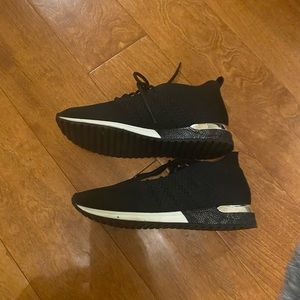 Nice black sneakers worn once